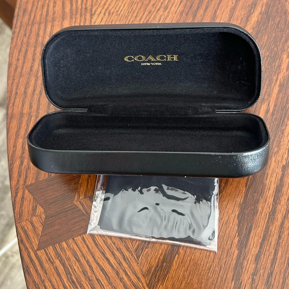 Coach Brooklyn HC 6040. Dark Tortoise / Teal
Eyeglasses Frames - Picture 9 of 14